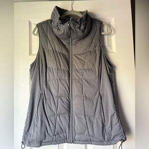 Athleta Gray Quilted Vest